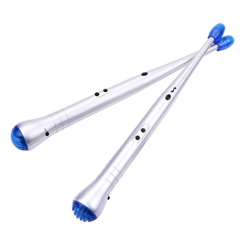 2Pcs Electronic Airdrum Rock Electric Drum Sticks Rhythm Stick Percussion Instrument Tool Kids Instrument Tool