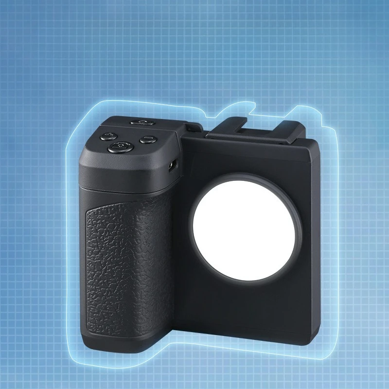 With Bluetooth Remote Shutter Fill Light Lamp for IPhone for Android Phone Stabilizer New Smartphone Handheld Selfie BoosterGrip