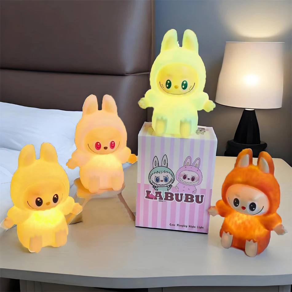 

Labubu Adorable Cartoon Night Light - Soft Glow Bedside Companion Sleep Guardian of Every Night Ideal Birthday Home Decora Gift