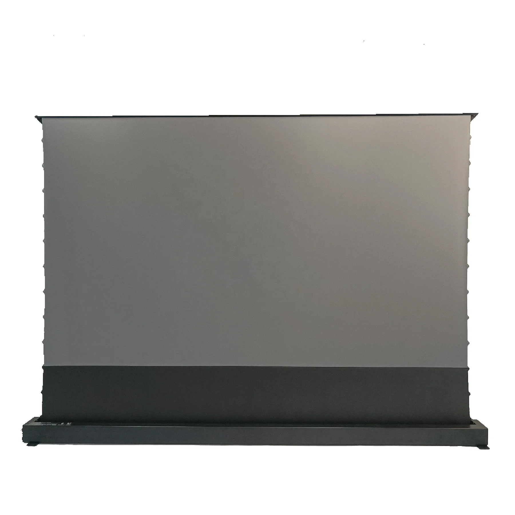 شاشة عرض ALR أرضية ارتفاع بمحرك 150 بوصة لجهاز عرض طويل الرمي شاشة عرض كهربائية للمسرح المنزلي 4K HD #1