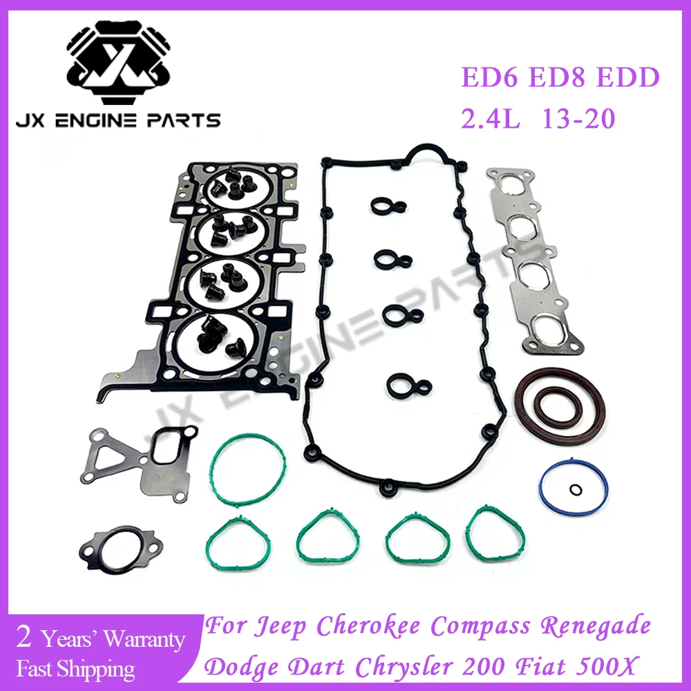 ED6 ED8 EDD Engine Head Full Gasket Set For Jeep 2.4 Cherokee Compass Renegade Dodge Dart Ram Fiat 500X Chrysler 200 2.4L 13-20