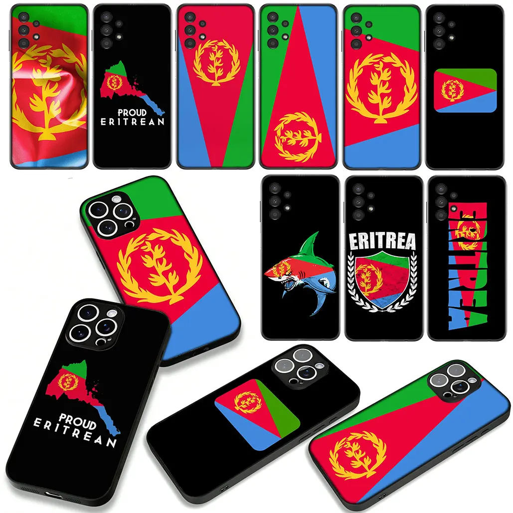 Чехол с флагом Эритреи для Motorola Moto E14 E15 E13 E32 E22 E20 G04 G13 G14 G22 G23 G34 G35 G45 G64 G82 G84 G20 G32 G53 G60 G72