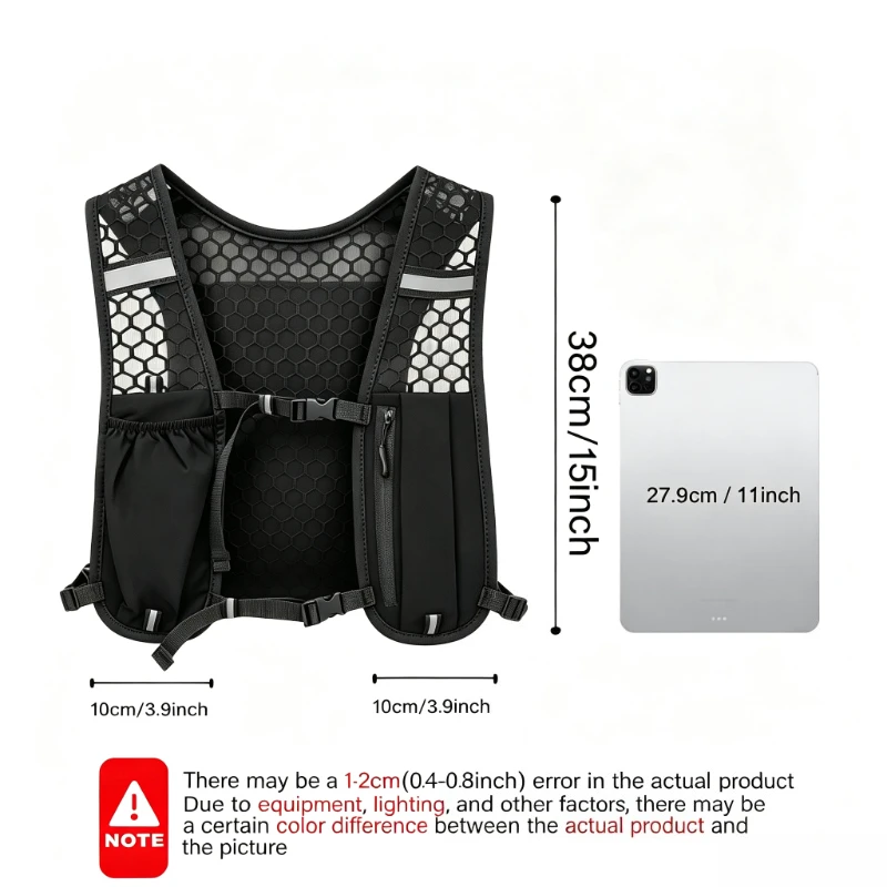 Running Hydration Vest Men,Chest Bags,Sling Bags Water-Resistant,Breathable, Backpack for Runs,Hiking, Cycling,Trails, Marathons