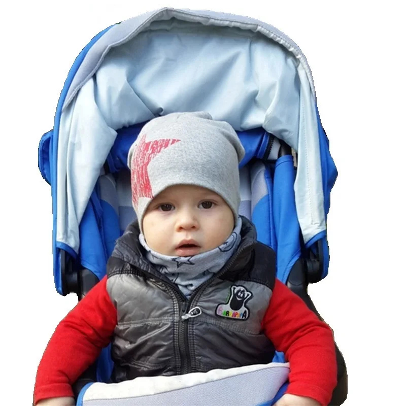 Autumn Winter Cotton Baby Hat for Boys Girls Toddler Beanies Cap Star Print Infant Hats Warm Kids Hat Baby Clothes Accessories