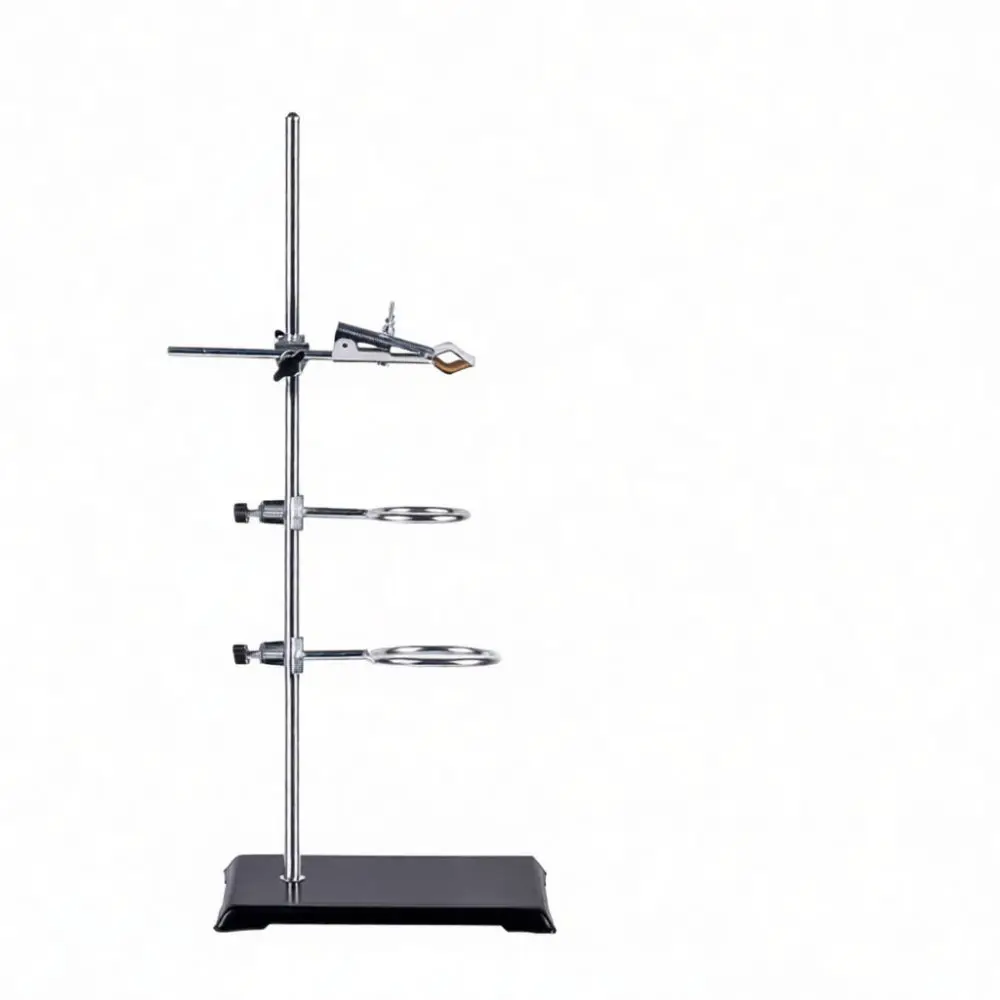 Laboratory Iron Base Support Stand Kit Chemistry Titration Apparatus Reliable Desktop Fixing Holder Scientific Teaching Research