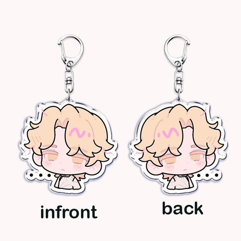 Popular Anime Alien Stage Chibis Music Keychains for Accessories Bag Luka Ivan Till Mizi Hyuna Sua Keyrings Jewelry Fans Gifts