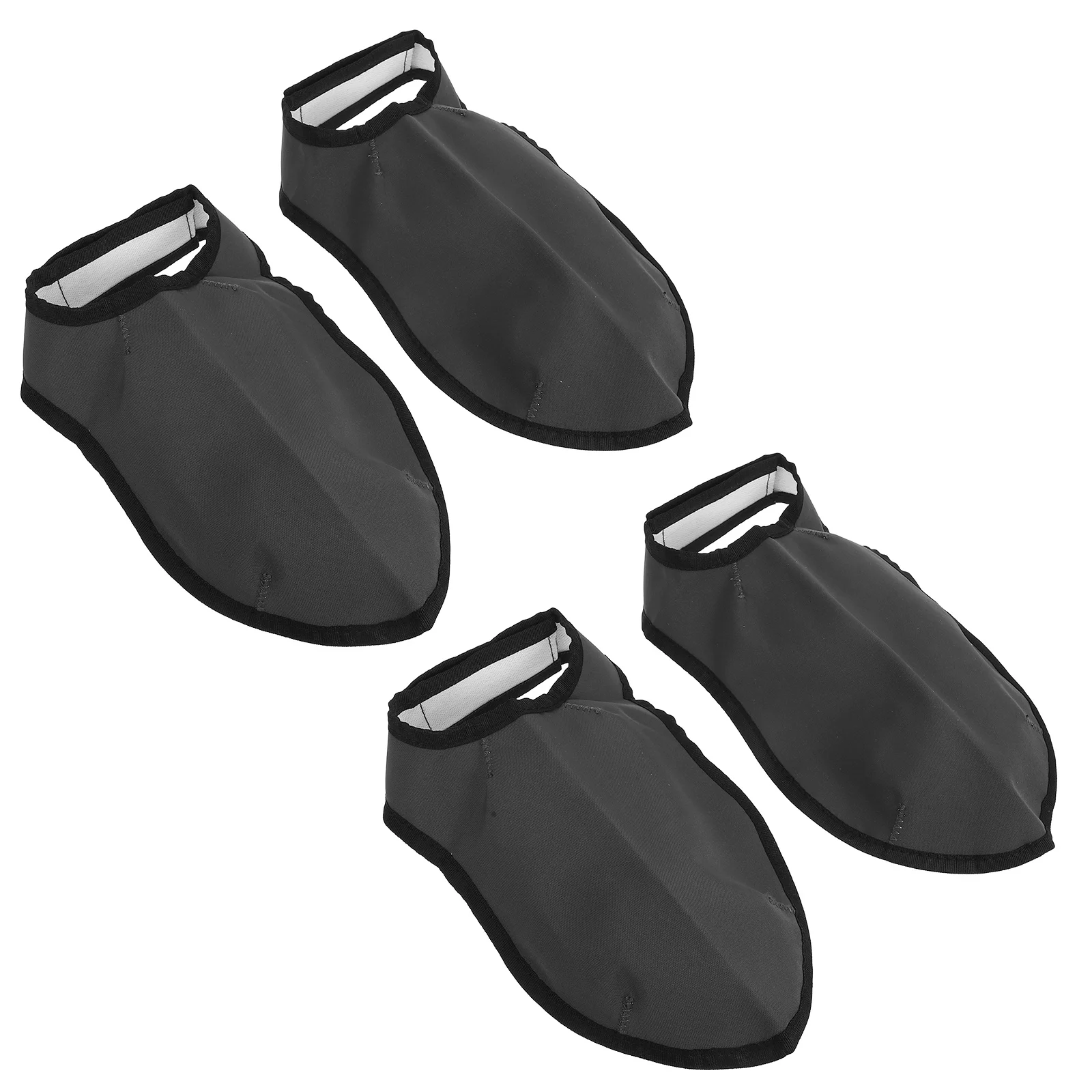 

4pcs Barber Shoe Covers Reusable Large Small Sizes For Hair Stylist Salon Foot Protector Overshoes Boot Covers Waterproof Dust