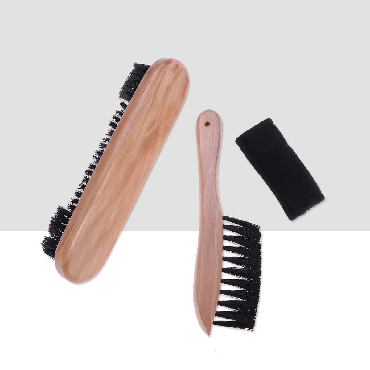 

Dual Length Bristle Billiard Table Brush 9 Inch Wood Handle Horseshoe Shape Corner Cleaning Pool Table Felt Cleaner Tool Scratch