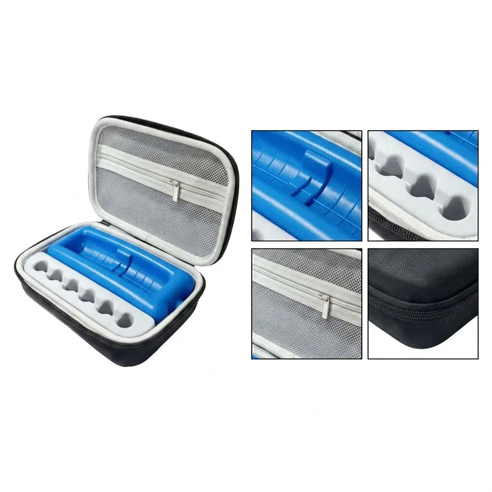 Portable Insulin Vial Case with Temperature-Controlled Ice Pack for 10ml For Vials Six-Slot Secure Organization
