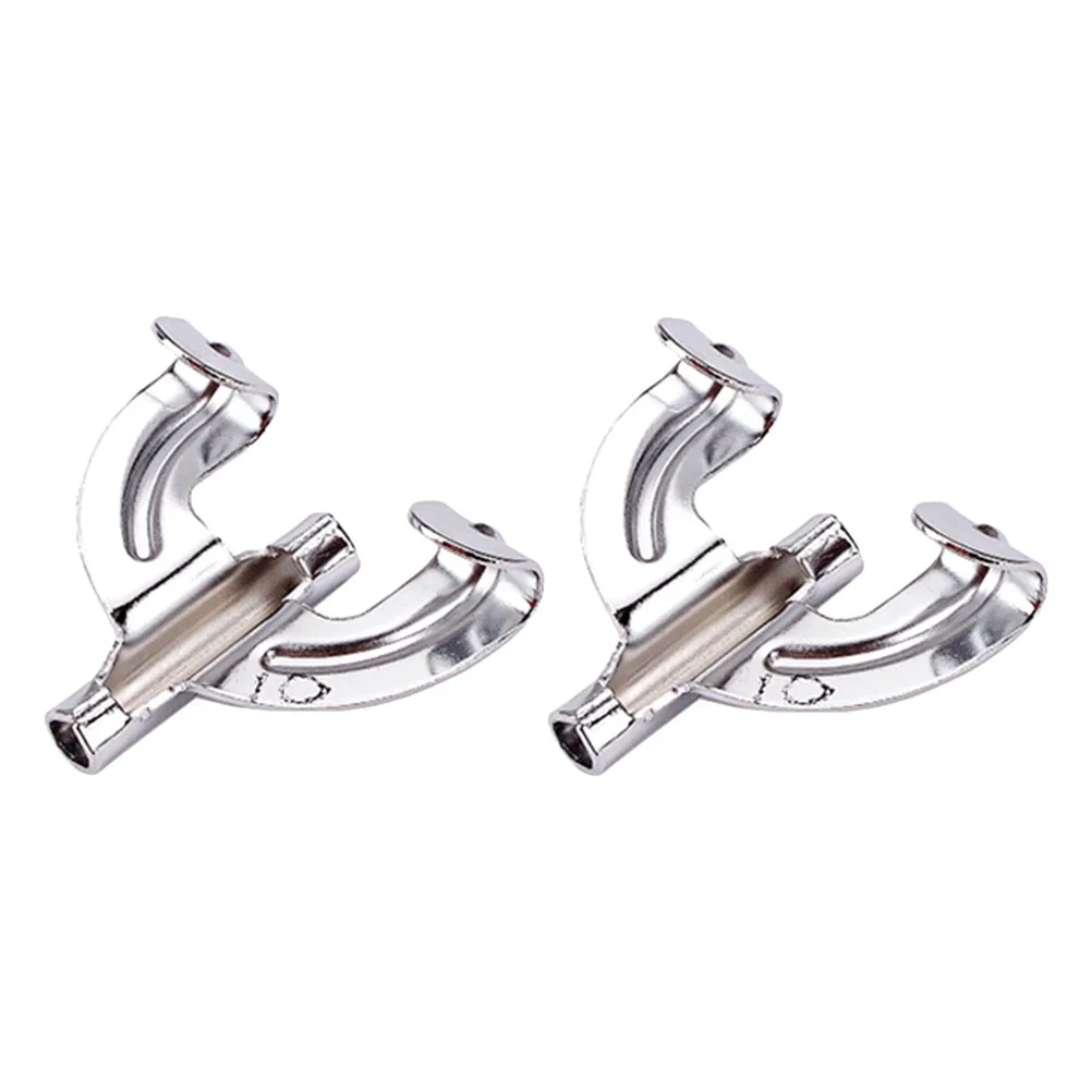 

2 Pcs Drum Accessories Claw Drums Bass Replacement Parts Hoop Hook Tuning Child