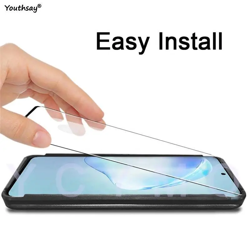 Motorola Edge 20 용 4 in 1 Glass 모토로라 Moto Edge 20 Pro 강화 유리 보호용 전화 필름 용 Pro Screen Protector