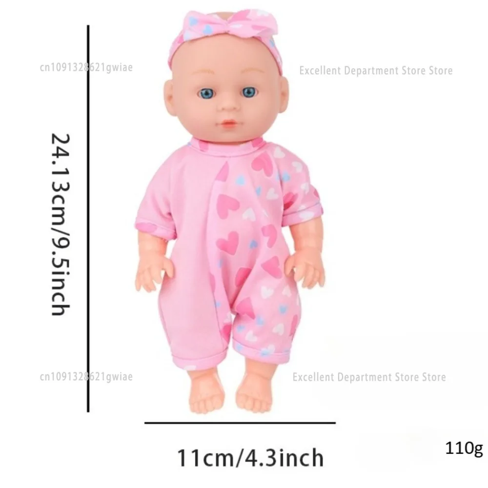 24 cm nouveau-né bébé Reborn poupée jouet modèle 9.45 pouces nouveau-né poupée fille jouet enfants apaisant jouet vacances cadeau d'anniversaire