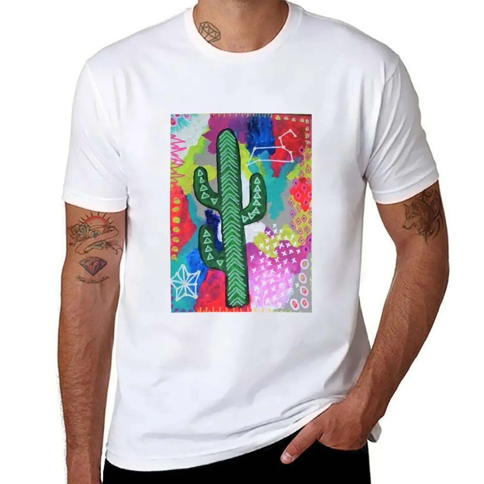 

Constellation Cacti - Leo T-Shirt essential t shirt man t shirt summer T-Shirt