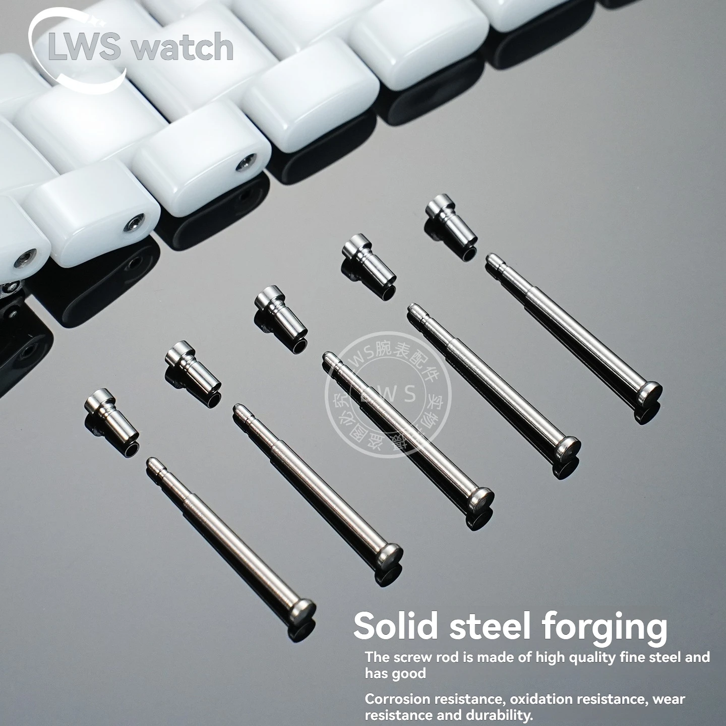 For Chanel J12 Watch Men's Women's Ceramic Watchband Strap Sections Detachable Pins Connecting Rod Accessories 13mm 17mm