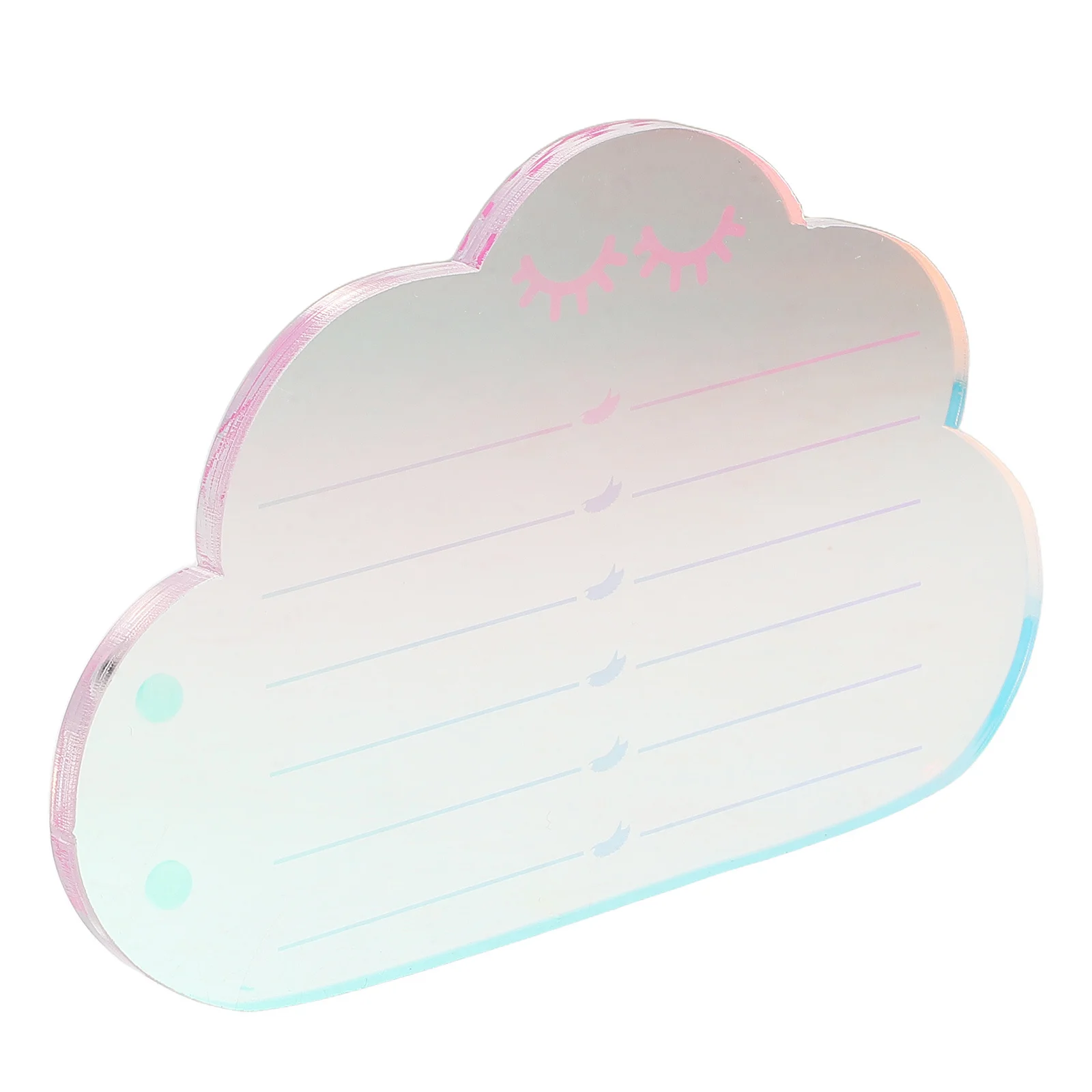 الاكريليك رمش تمديد مجلس سحابة شكل قاعدة مغناطيسية لاش المنظم كاذبة رمش تطعيم حامل صينية أداة لاش الأساسية #1