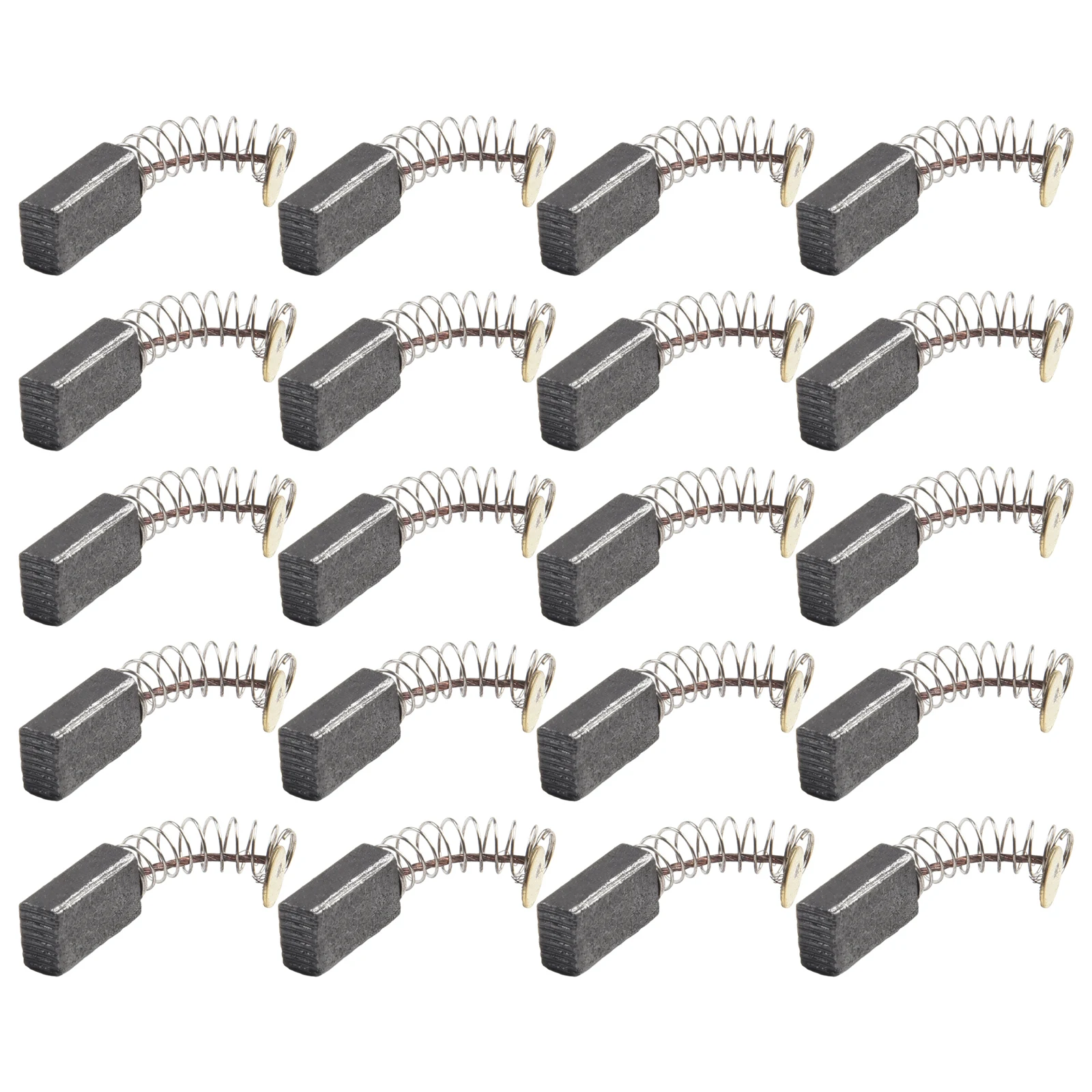 20Pcs Carbon Brush Power Tool Parts 5x8x15mm Motor Graphite Brushes Feathered For Parkside Angle Grinder Trimmer Electric Hammer