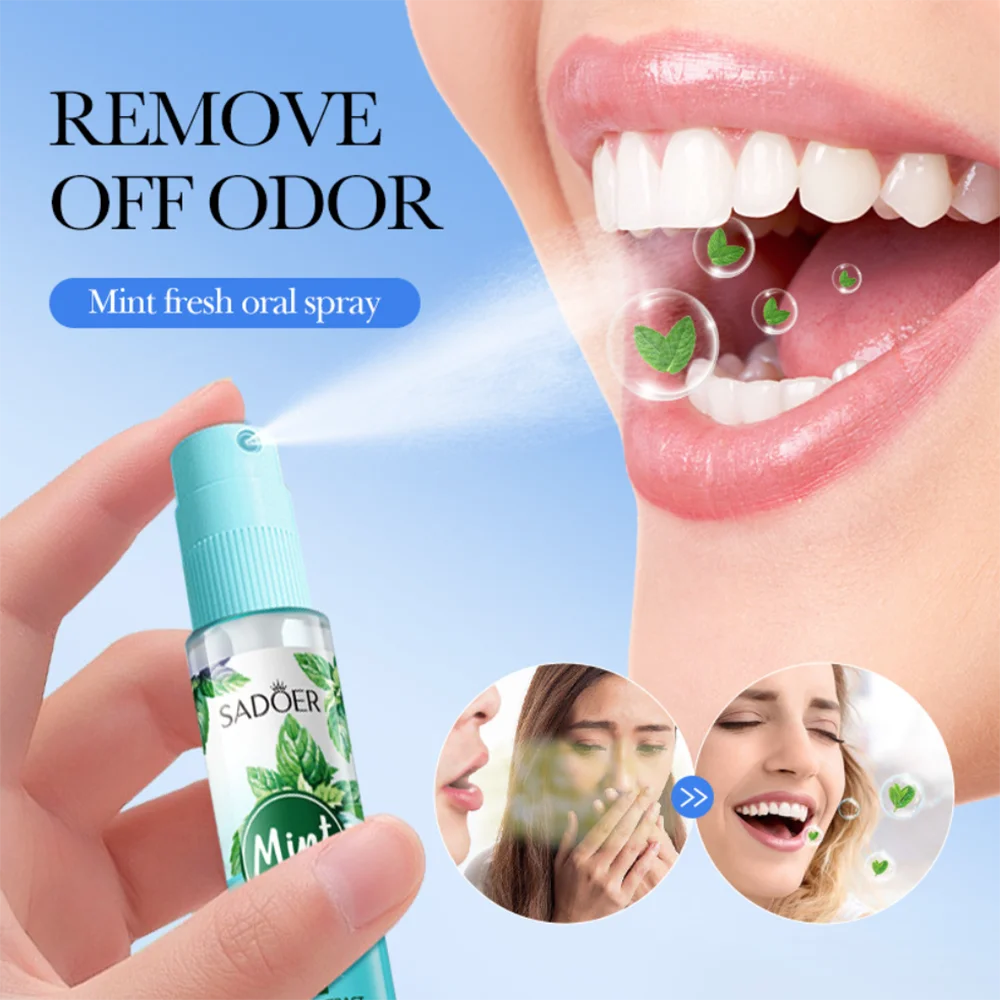 Mouth Fresh Breath Spray Para El Mal Aliento Spray Boca Fresco Ambientador Bucal Mint Freshener Long Lasting Alito Cattivo