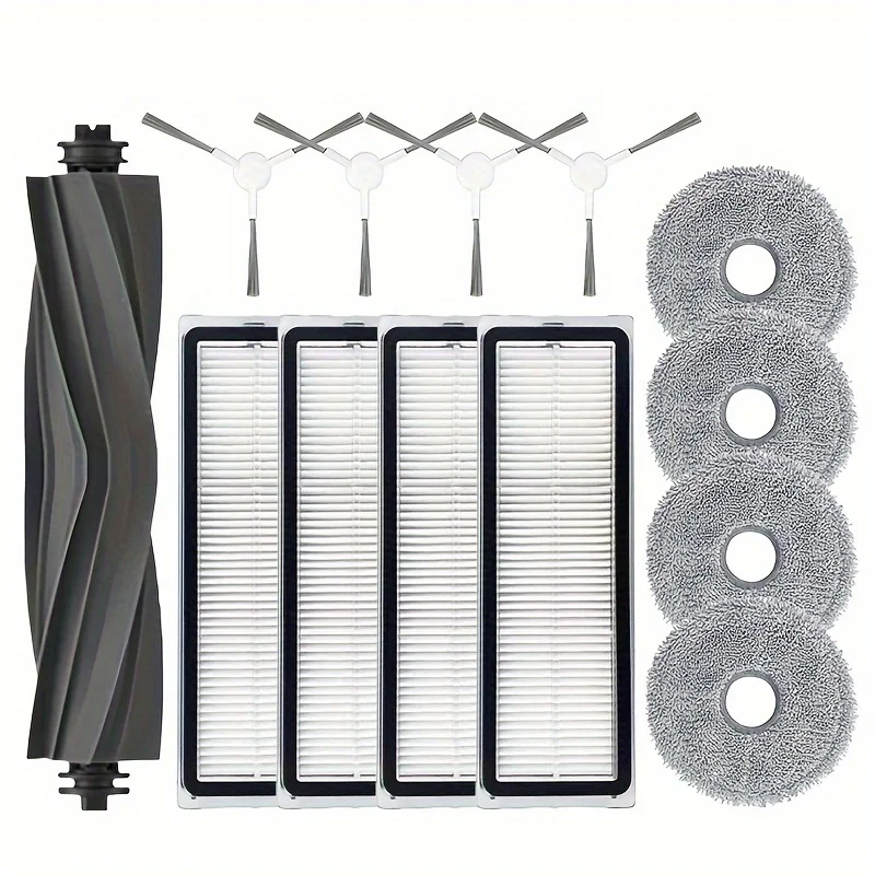 For Dreame L10 Prime/L10s Pro/L10 Pro Accessories: Main Brush, Side Brush, HEPA Filter, Mop Pad, and Robot Replacement Parts