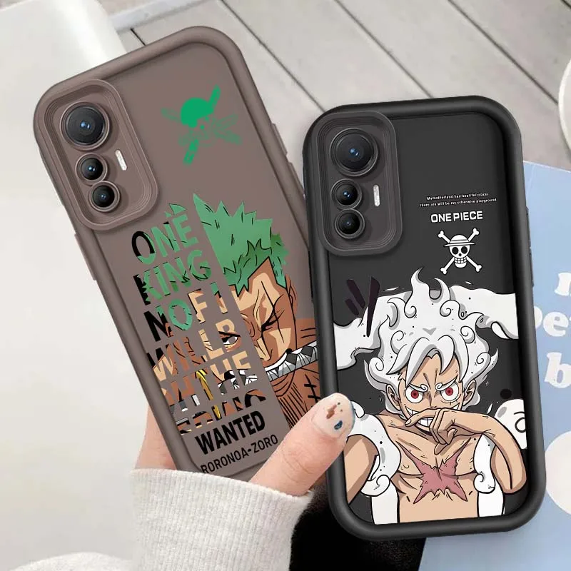 

Boy Zoro One Piece Luffy Art For Xiaomi Mi 15 14 14T Redmi 13 13T 13C 12C 14C 12 12T 11 11i Lite Pro 5G Eye Ladder Phone Case