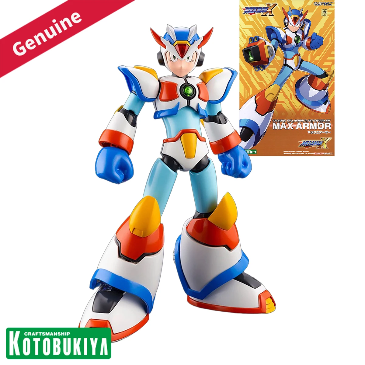 Оригинальные комплекты моделей Kotobukiya Rockman X3 X Max Armor, игровой персонаж в сборе, экшн-модель, украшение, коллекция, подарок
