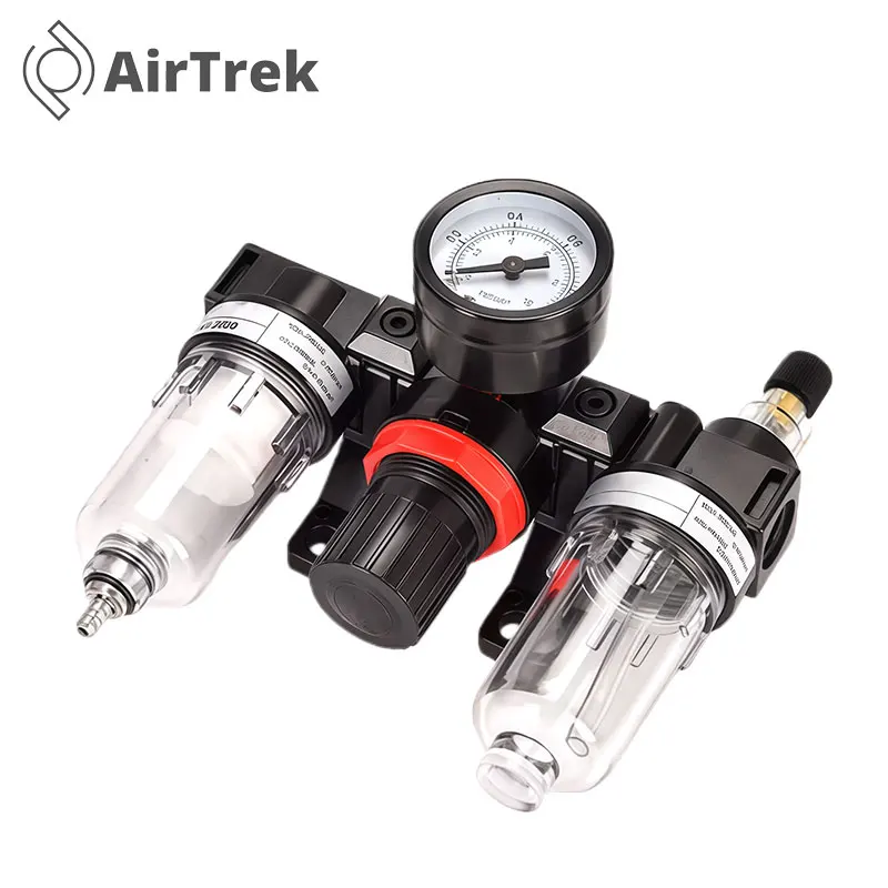 

Пневматический блок подготовки воздуха FRL AC2000 BC2000/3000/4000 с PG и BKT, автоматический дренаж для воздушного компрессора, промышленные аксессуары для пневмоинструмента