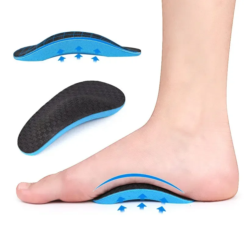 1Pair EVA Flat Feet Arch Support Orthopedic Insoles Pads For Shoes Men Women Foot Valgus Varus Sports Insoles Shoe Inserts