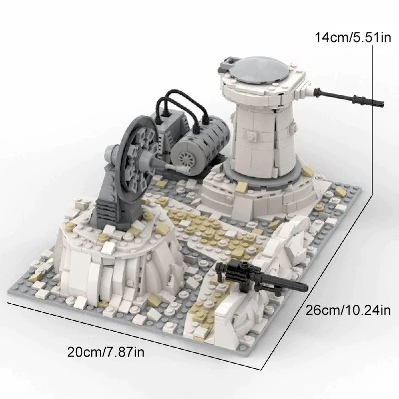 ตัวต่อ MOC 960 ชิ้น ชุดสร้างสรรค์ปืนใหญ่กบฏ ฉากภาพยนตร์สงครามอวกาศ แบบประกอบเอง ของเล่นสำหรับผู้ใหญ่และเด็ก