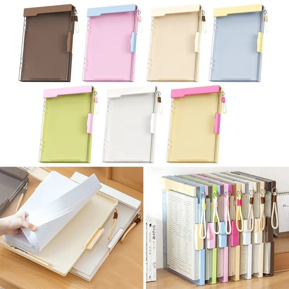 plastic-document-storage-box-transparent-multifunctional-file-organizer-dust-proof-stackable-certificate-organizer-household-use