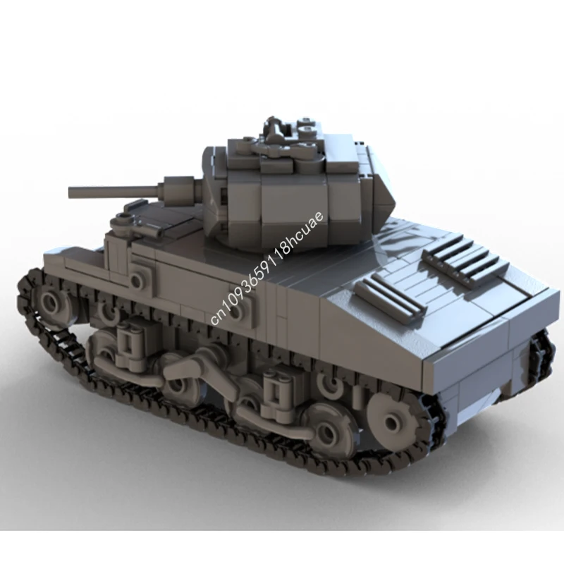 

462pcs MOC Australian Experimental Light Tank nan Challenging DIY Assembly Model Building Blocks for Advanced Builders
