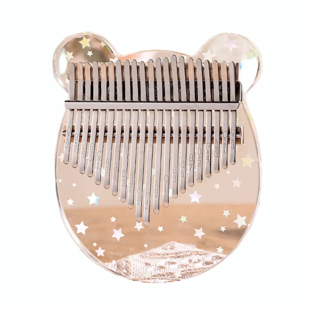 Keyboard Instrument 17 Key Kalimba Comfortable Touch Engraved Notes Fashionable And Beautiful High-quality Material