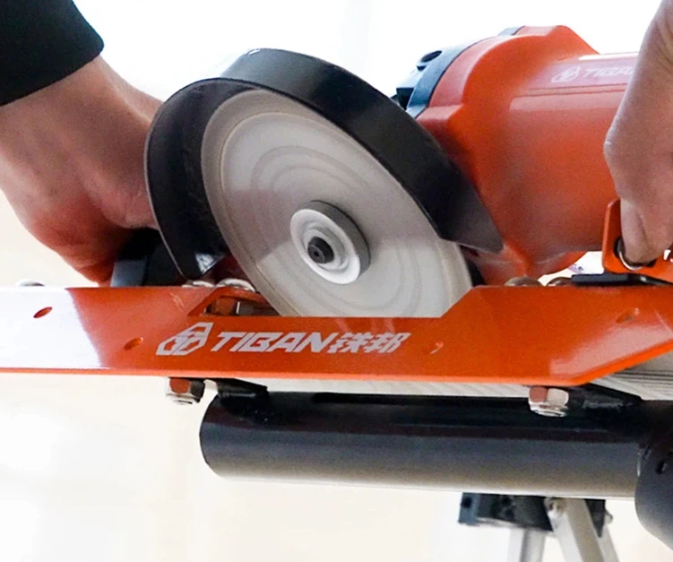

TB-DD 45° Aluminum Alloy Angle Grinder Shijing 9606 Chamfer Bracket Manual Ceramic Tile Cutter for Stone Wood Tile Chamfering