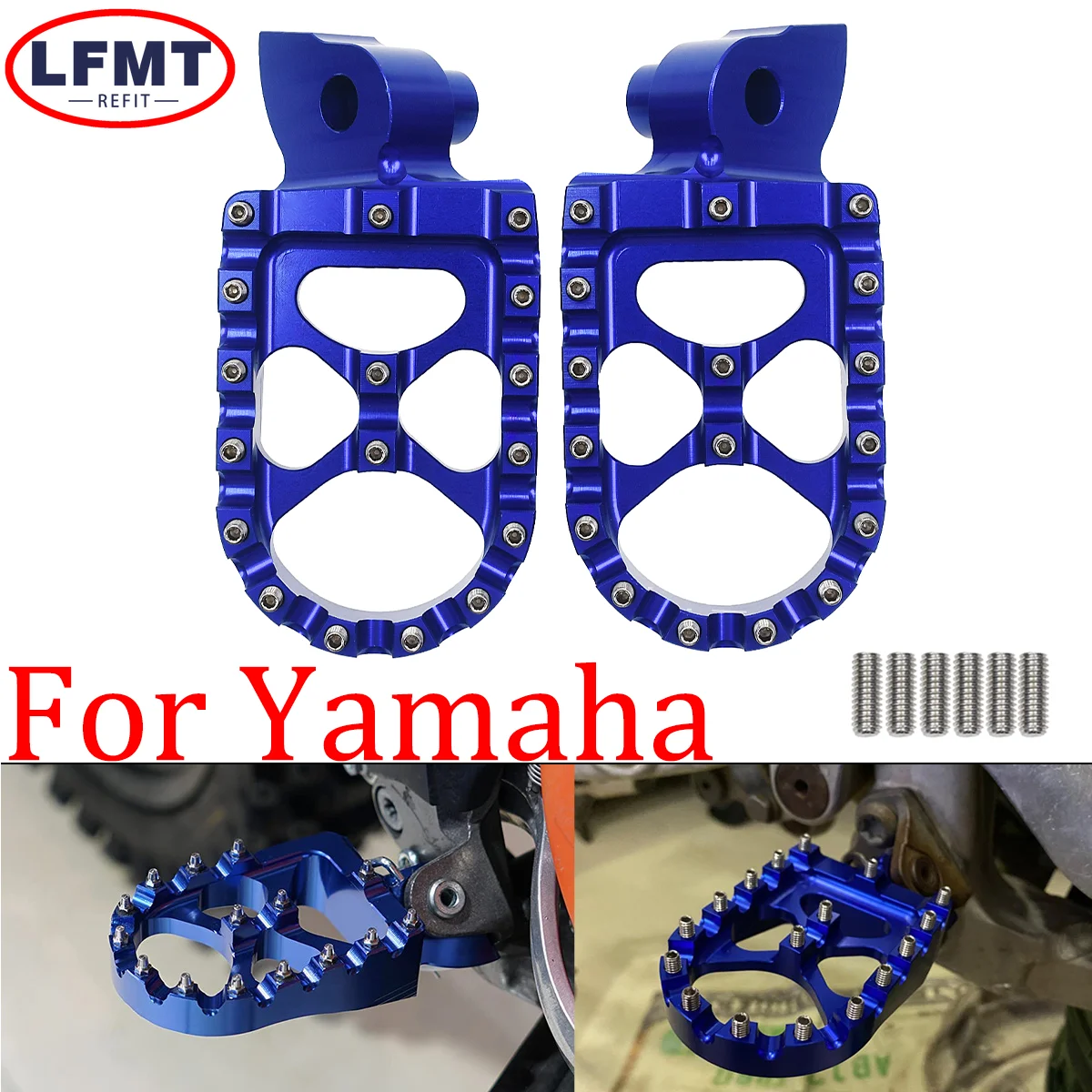 

Motorcycle Footrest Footpeg Foot Pegs For Yamaha 125X 250X 250FX 450FX WR 250F 450F YZF WRF 250 450 2001 - 2023 YZ 65 85 125 250