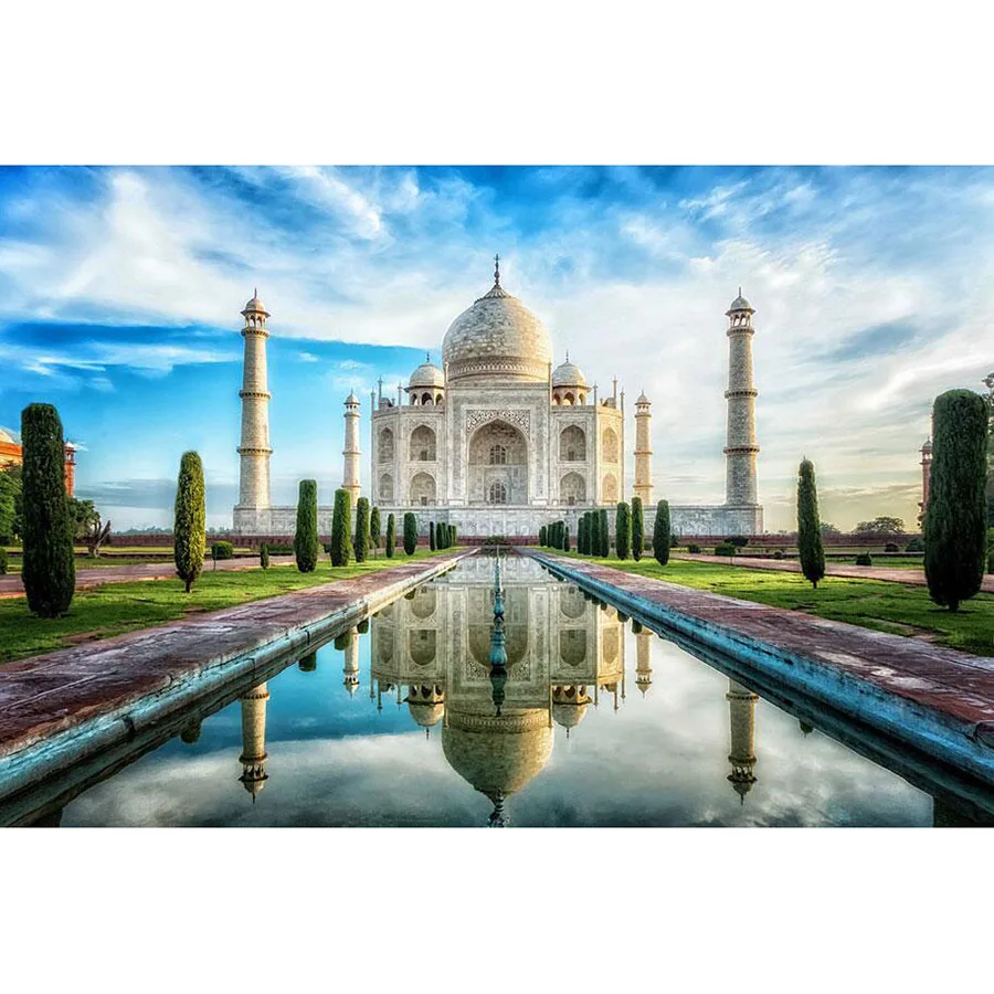 Diamond Painting Taj Mahal India Buliding Embroidery 5D Diy Full Square Diamond Mosaic Sale Rhinestones Art Pictures Home Decor