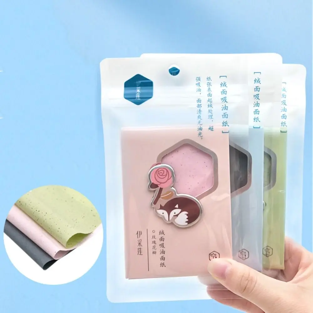 Lingettes nettoyantes pour le visage, élimination de l'huile, papier absorbant, feuilles buvantes, film de contrôle