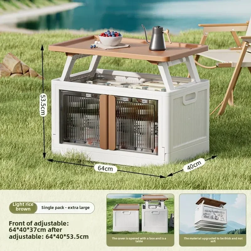 

ZOutdoor, Camping, Living Room, Balcony, Storage Box, Folding, Backup, Storage, Portable, Organizing Box, ShelfZ