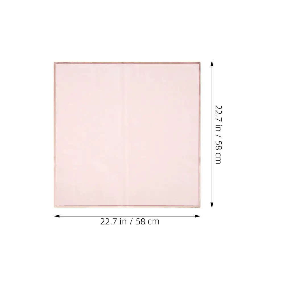 Elegant Gold Edge Flower Wrapping Paper Sheets Floral Bouquet Packaging Material Wedding Celebration Durable Jelly Film Wrap
