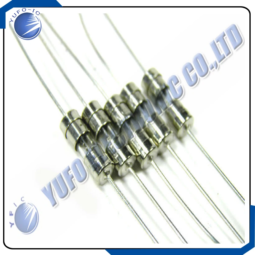 Free Shipping 50pcs 6.3A 250V 3.6x10mm Axial leade Fuses Glass Fast Quick Blow 6.3 amp NEW 3.6*10MM 250V6.3A