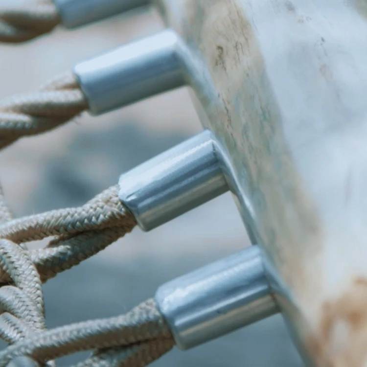 Ayunan Hammock Taman Luar Ruangan Berkualitas Tinggi dan Kuat dengan Jaring Tali Anyaman untuk Anak-Anak, Pantai, Gantung Ganda, Taman