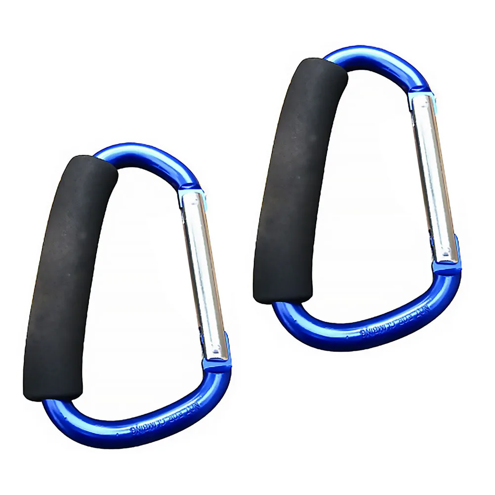 

2Pcs Large Size Aluminum Carabiner Durable Hammock Buckles Climbing Hanging Accessories Lightweight Outdoor Hiking Camping