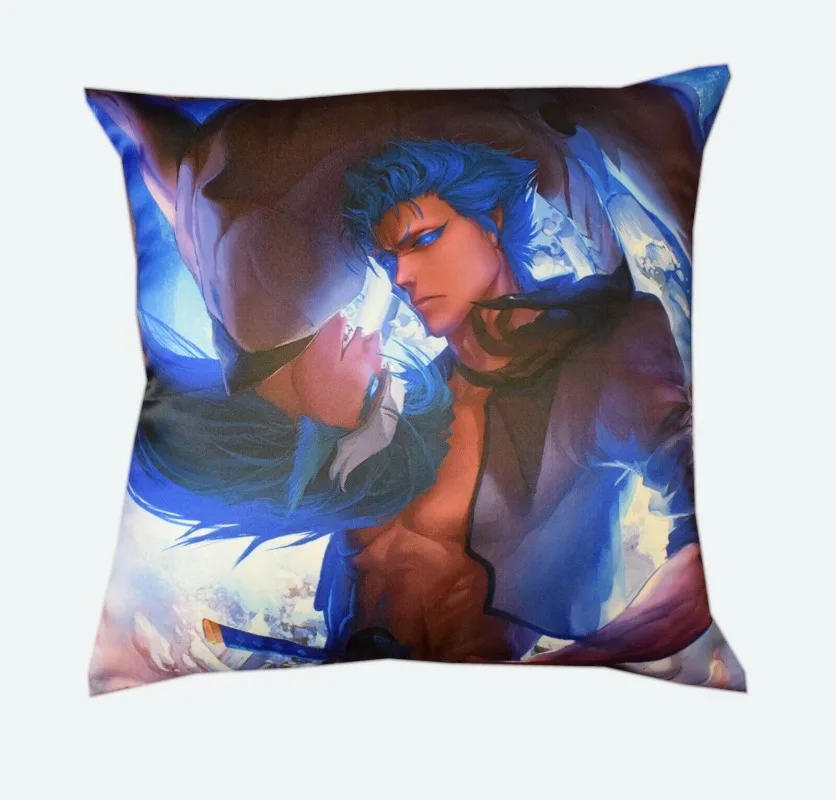 Anime Manga Bleach Grimmjow Jaegerjaquez Peach skin polyester cushion cover