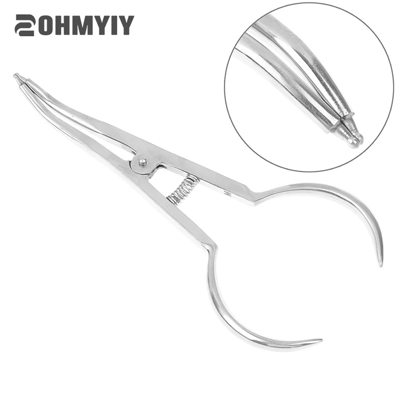 1PC Professional Dental Pliers Dental Orthodontic Pliers Ligature Elastic Placing Plier Separator Stainless Steel Dental Tool