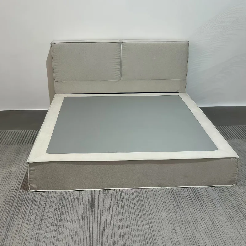 Orthopedic High Density Pu Gel Thick Luxury Bedroom Furniture Queen King Size Compress Pocket Spring Bed