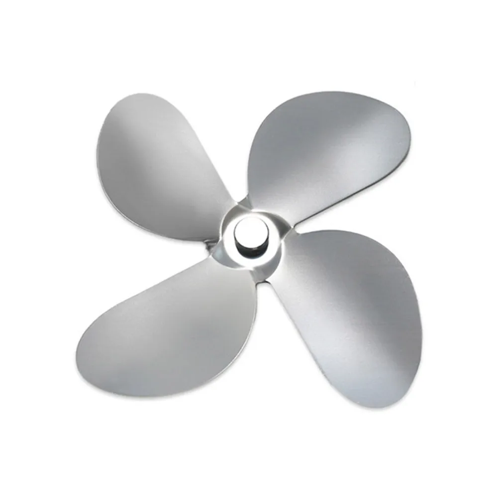 شفرة مروحة على شكل ورقة مروحة، ملحقات المكتب المنزلي، سبائك الألومنيوم المقاومة للحرارة، خفيفة الوزن، مدفأة سوداء تعمل بالطاقة الحرارية