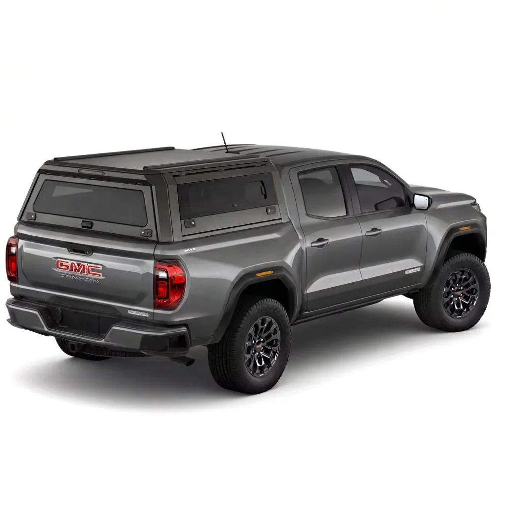 Custom Fit Hard Camper Shell for Ram 1500 Tundra Colorado Chevy Silverado GMC Sierra CANYON with Central Locking