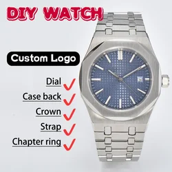 Customized Logo Miyota 8215 Movement Watch 42MM Stainless Steel Case Sapphire Glass Luminous Waterproof Luxury Men's Watch