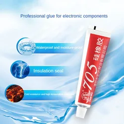 705 Silicone Sealant Electronic and Electrical Components Insulation High Temperature Resistance Transparent Waterproof