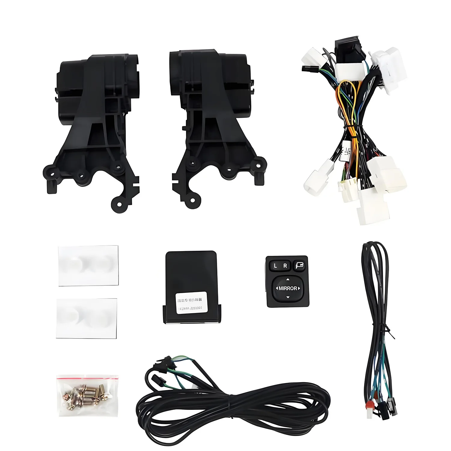 Auto Power Folding Mirror Kit for Toyota 4Runner 2014-2023 Plug & Play Retrofit Module 12V Add-On System No Cut Harness