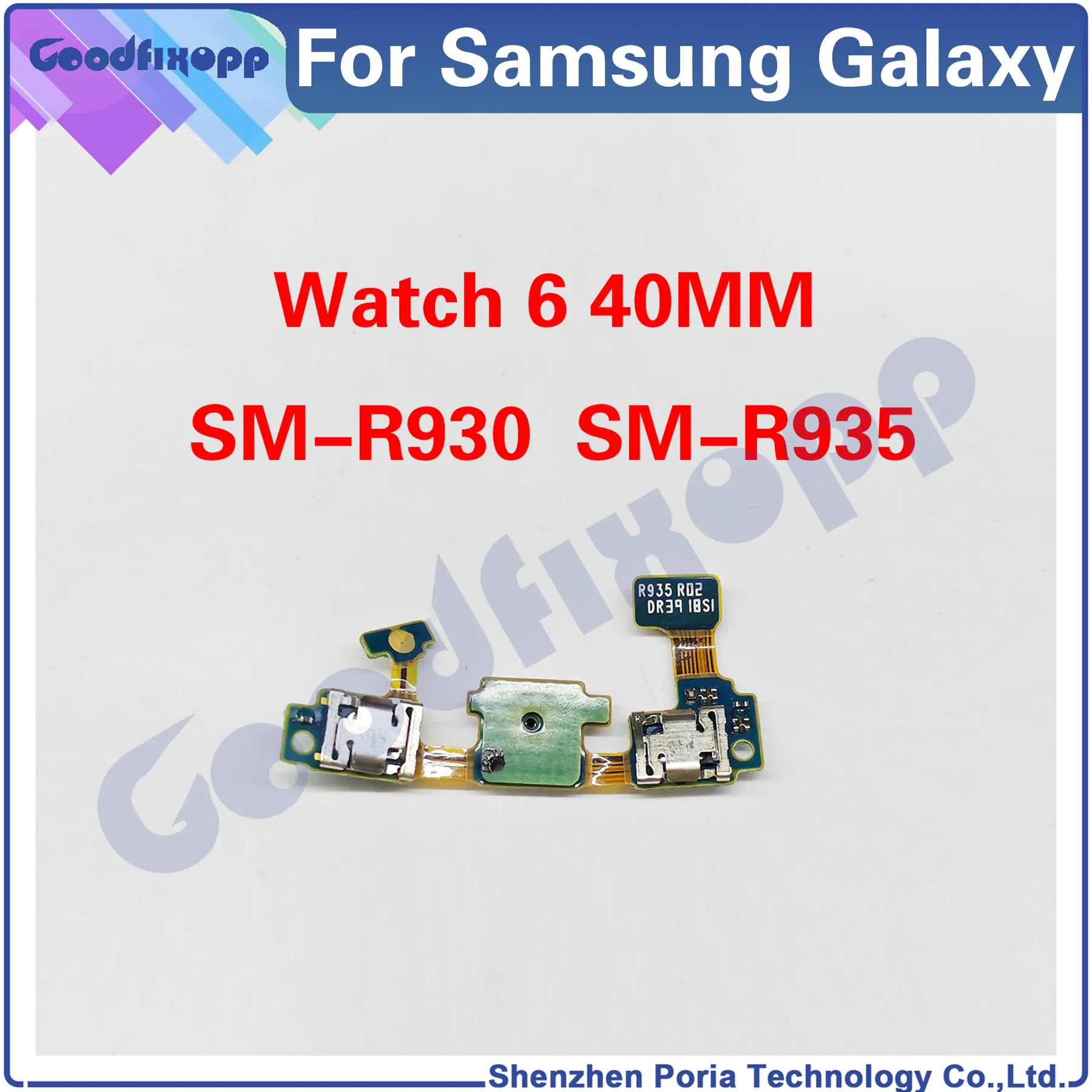 For Samsung Galaxy Watch 6 40MM SM-R930 SM-R935 R930 R935 Watch6 Power Volume Button Return Switch On / Off Flex Mic Cable