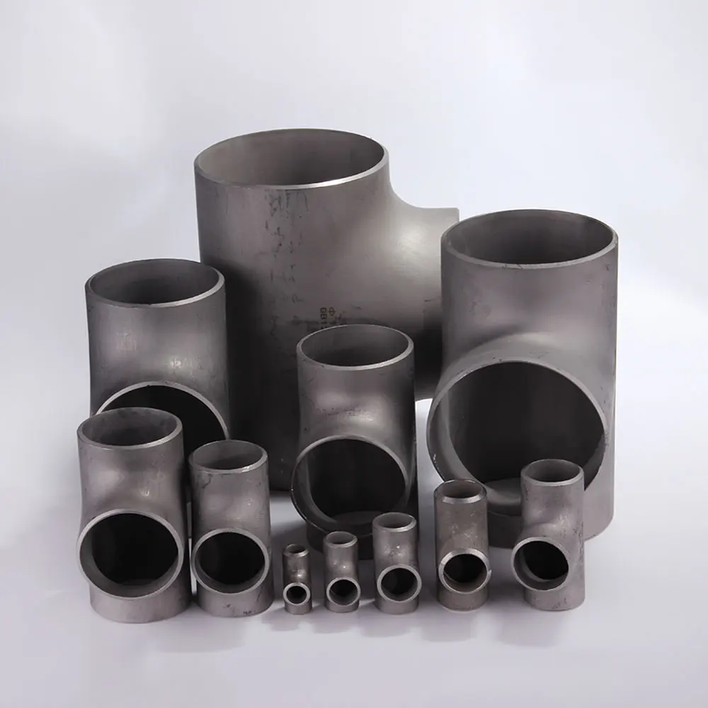 12 14 16 18 20 22 25 27 32 34 38 42 45 48 51 57 60 76 89mm OD 304 Stainless Steel Tee 3 Ways Butt Welded Pipe Fitting