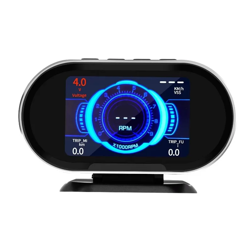 Professional car OBD2 scanner KW206 car computer OBDII car digital HUD fuel consumption water thermometer tool